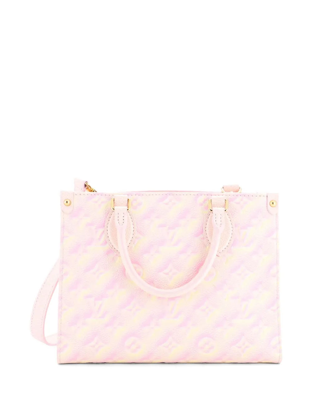 Louis Vuitton Pre-Owned OnTheGo Tote Stardust Monogram Empreinte Leather PM shoulder bag - Pink