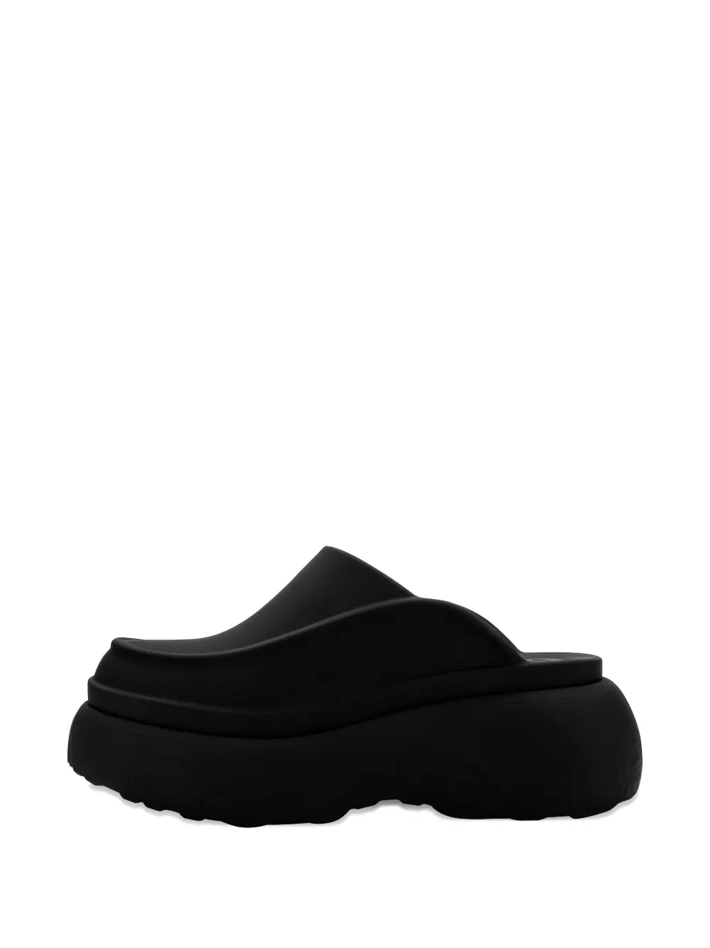 Marc Jacobs x Melissa logo-embossed mules Zwart