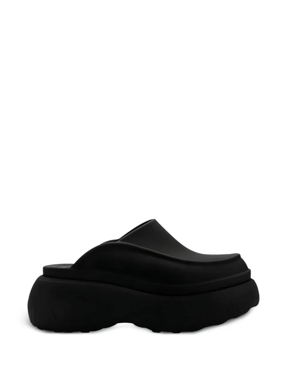 Marc Jacobs x Melissa muiltjes met logo-reliëf Zwart