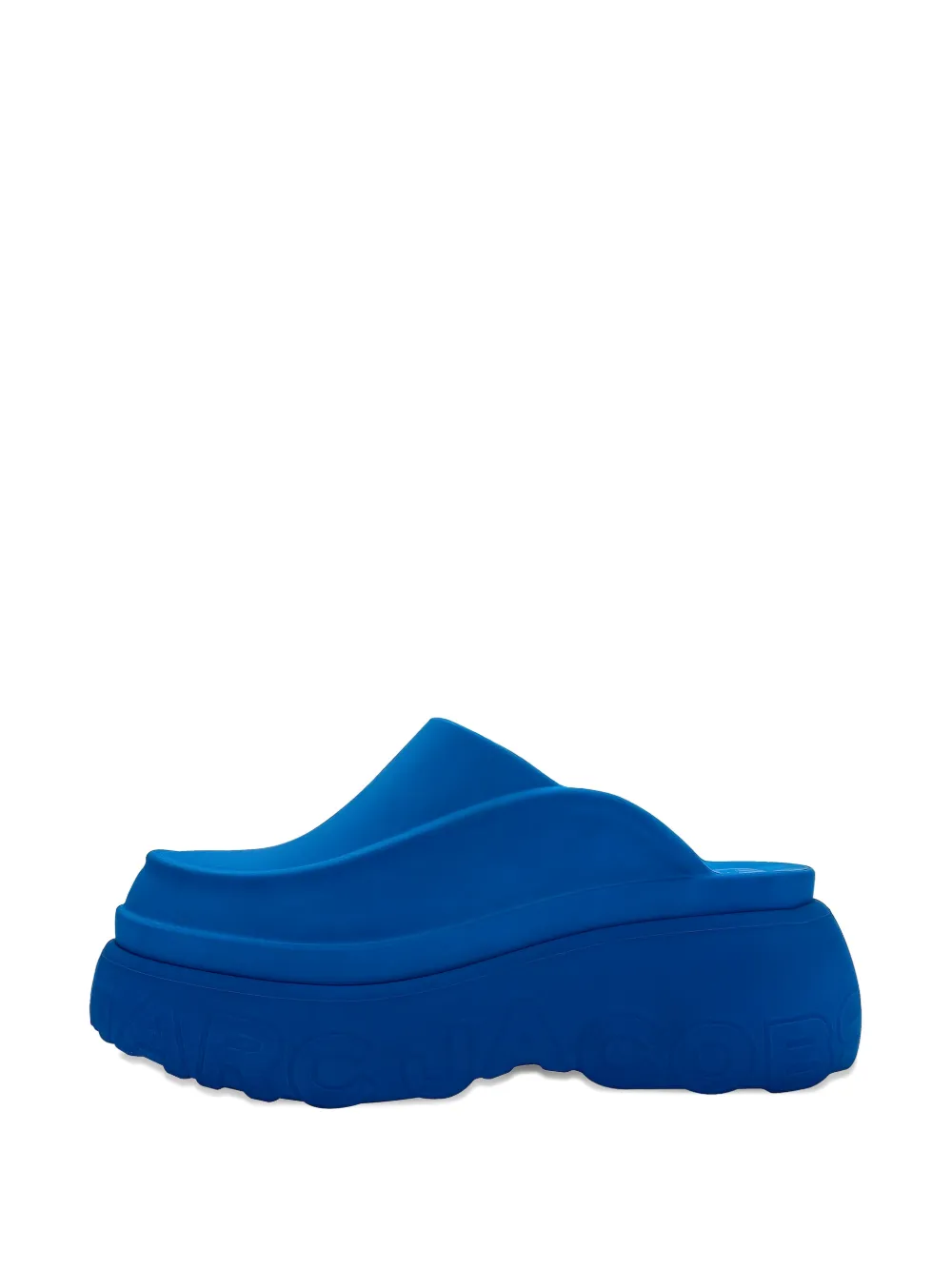 Marc Jacobs x Melissa logo-embossed mules Blauw