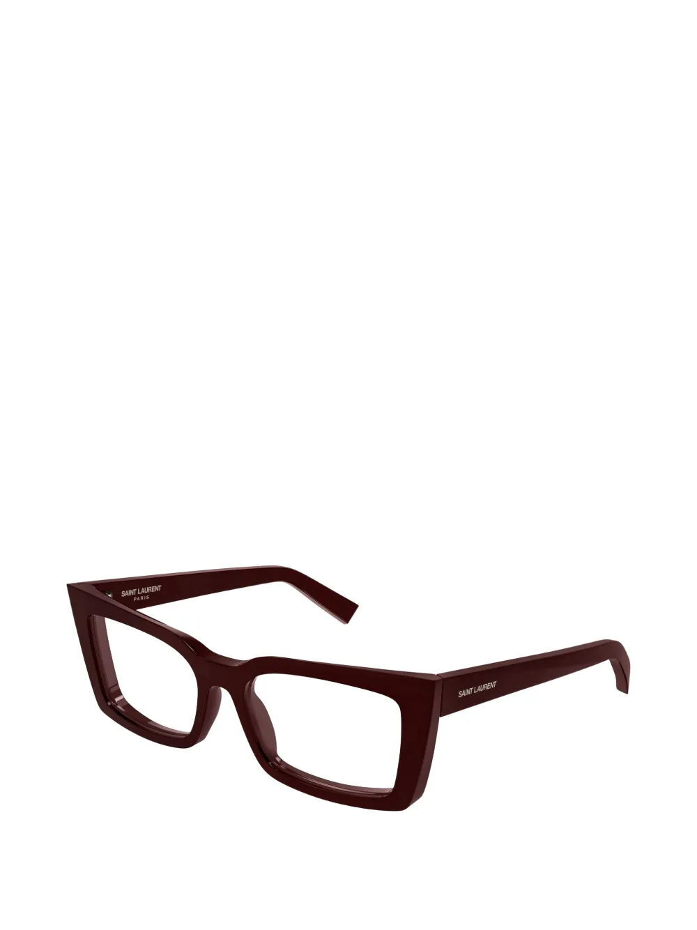 Saint Laurent Eyewear Bril met cat-eye montuur Rood