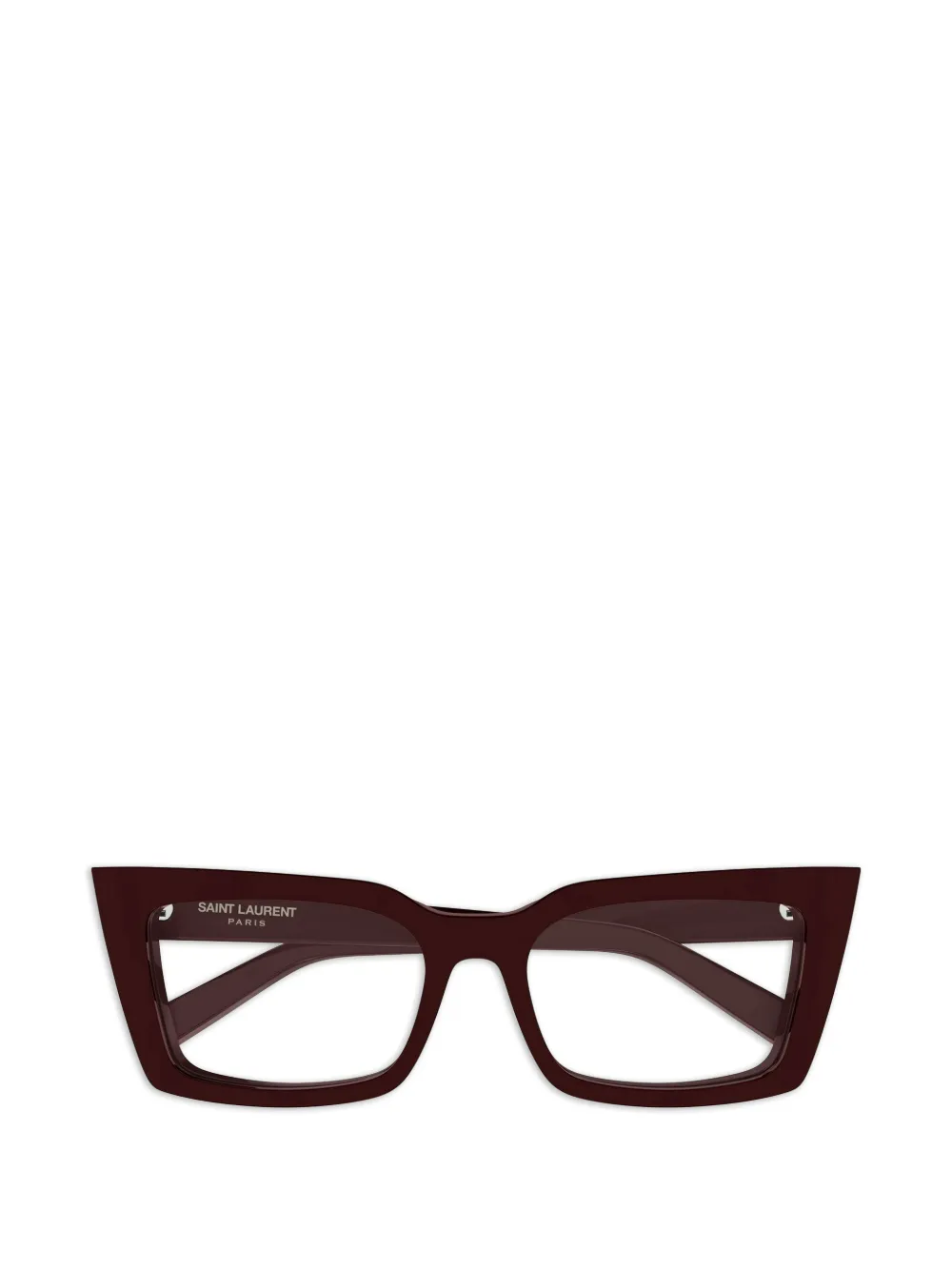 Saint Laurent Eyewear Occhiali cat-eye - Rosso