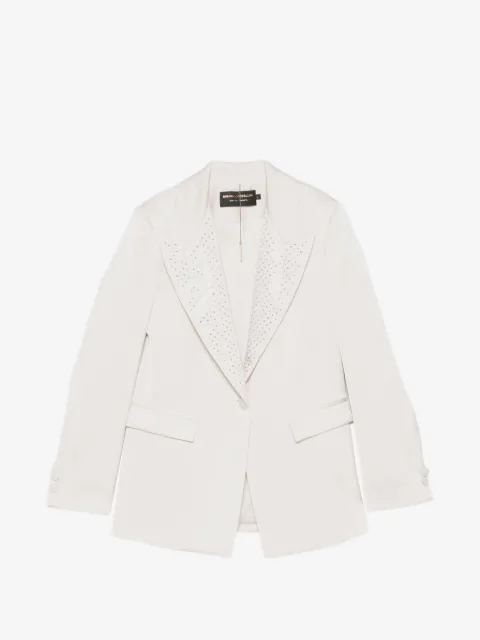 SIMONA CORSELLINI crystal-embellishment blazer