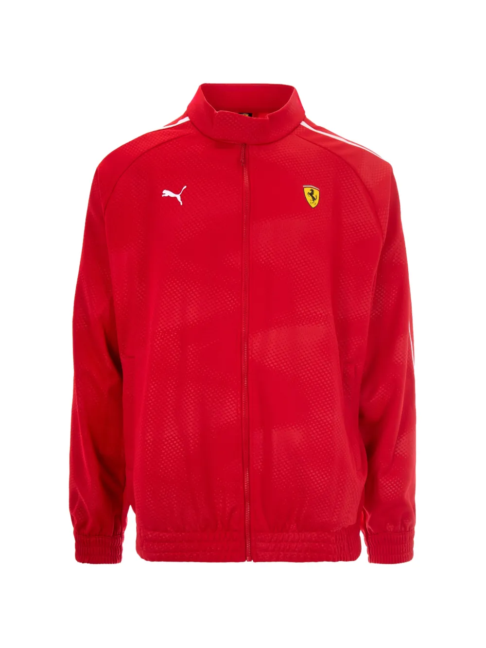 Puma X Scuderia Ferrari Zip-up Track Jacket In Red