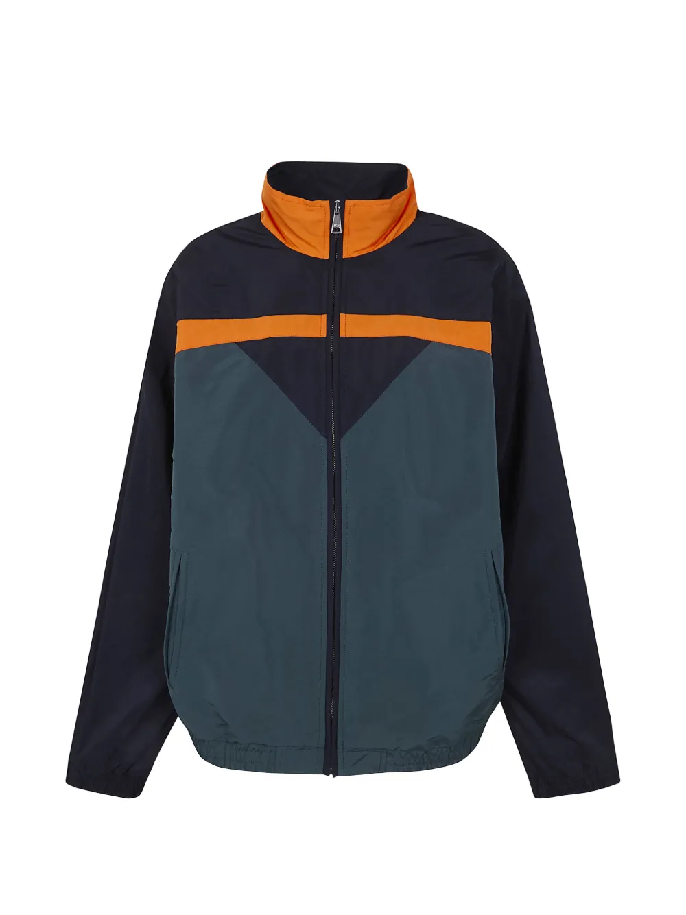 Nº21 colour-block zip-up bomber jacket - Verde