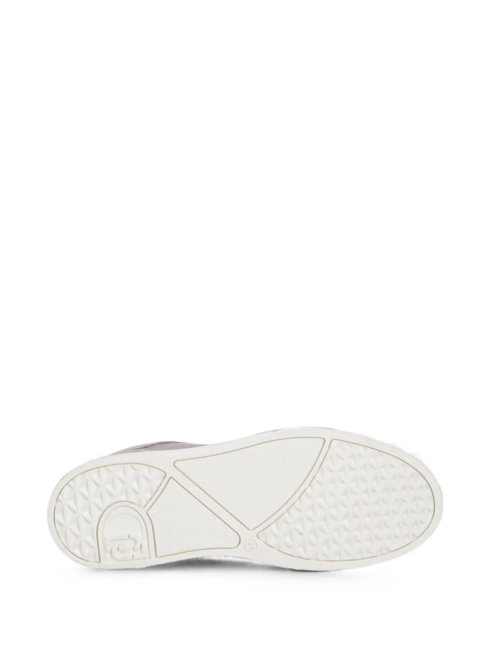 LIU JO perforated logo-plaque sneakers Beige