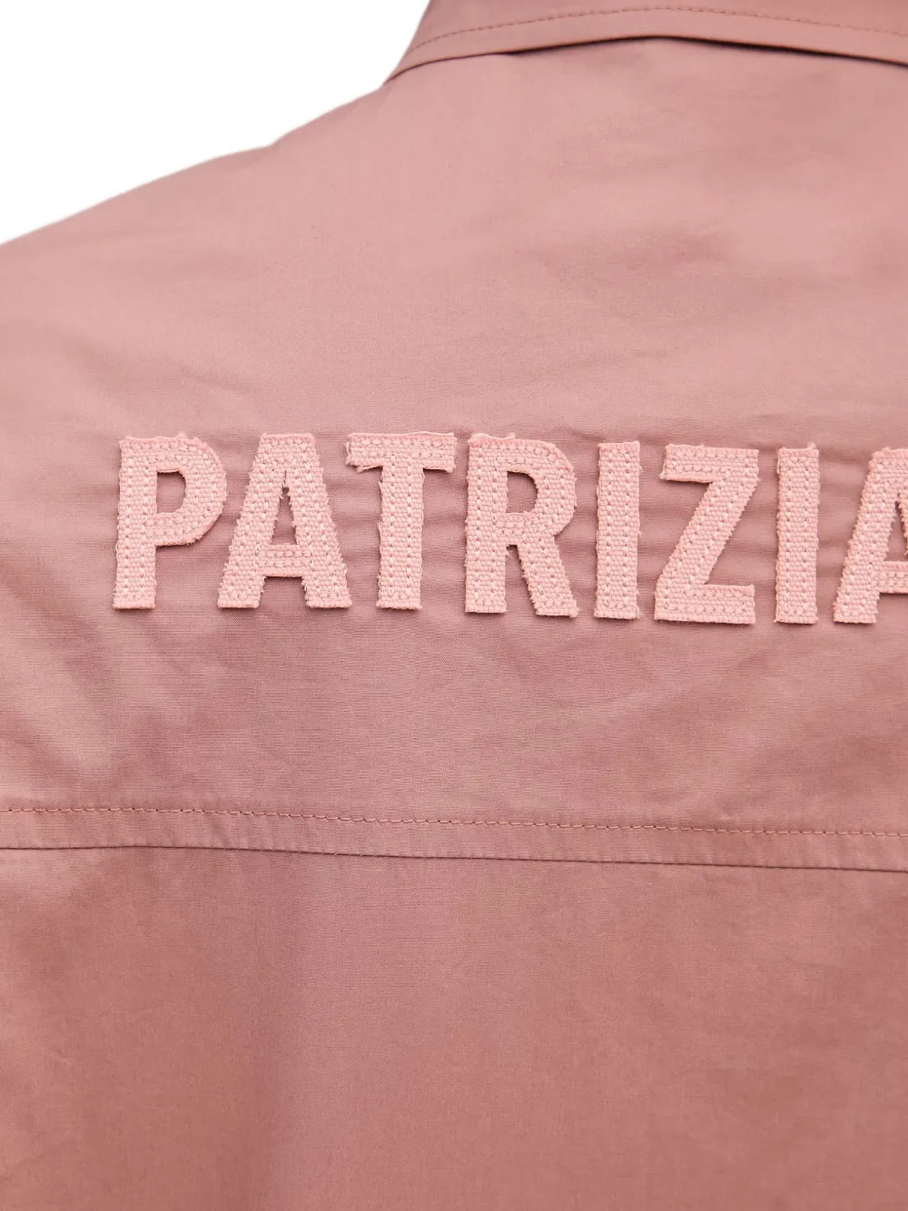 Patrizia Pepe Blouse met logopatch Roze