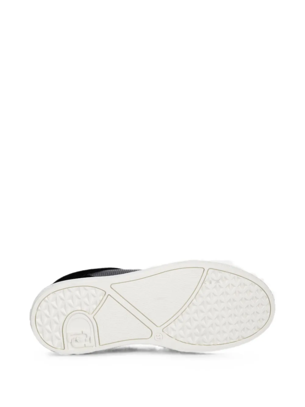 LIU JO perforated logo-plaque sneakers Zwart