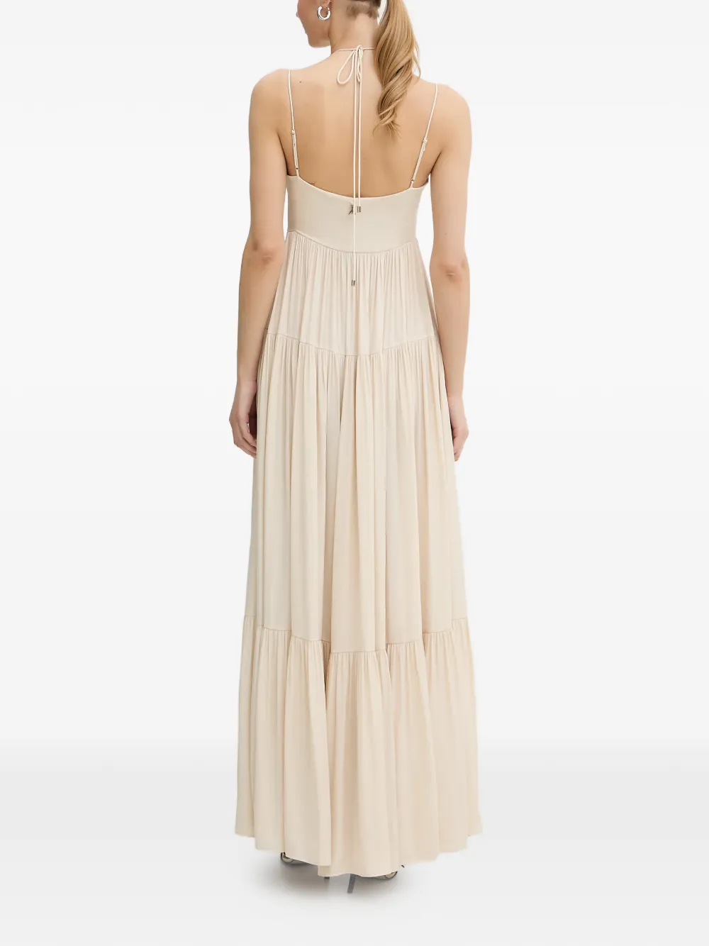 Patrizia Pepe Gelaagde jurk Beige