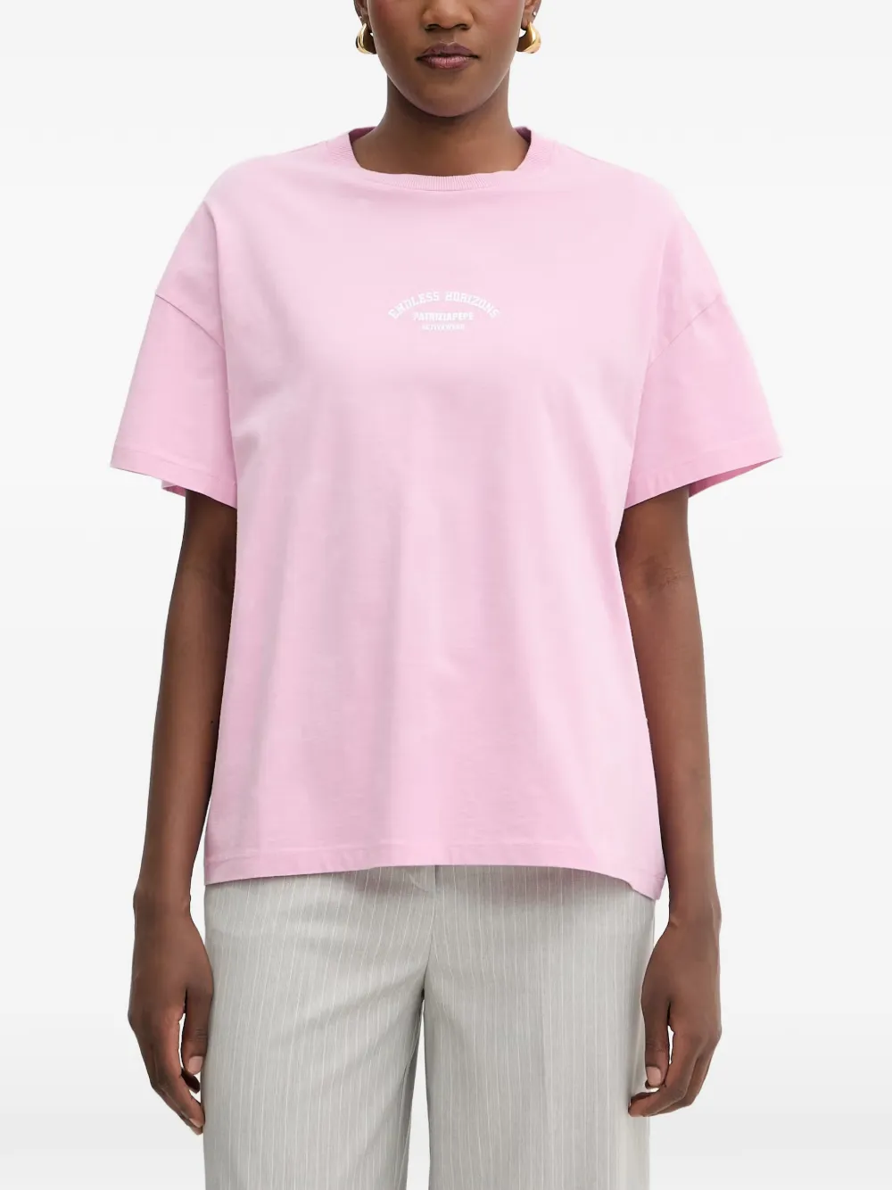 Patrizia Pepe T-shirt con stampa - Rosa