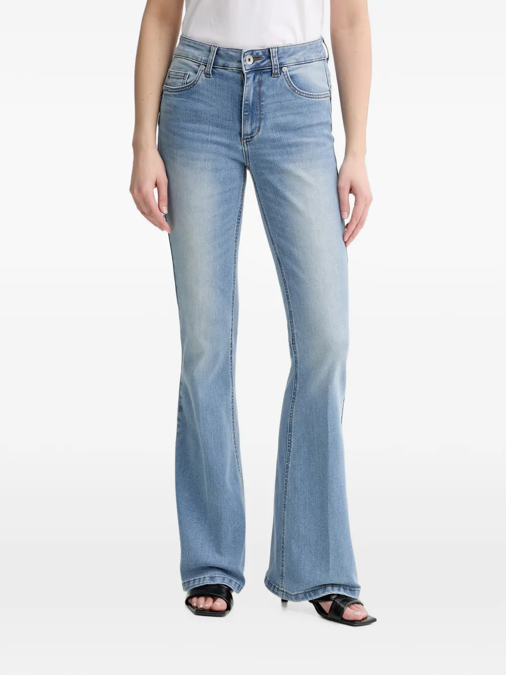 LIU JO high-rise bootcut jeans - Blau