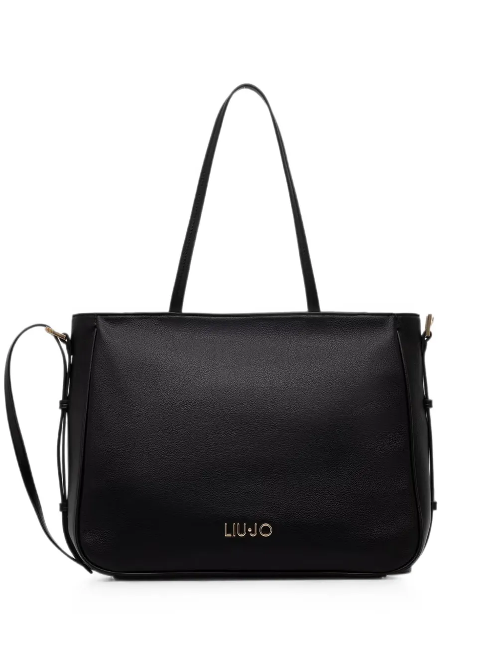 LIU JO logo-plaque tote bag - Schwarz