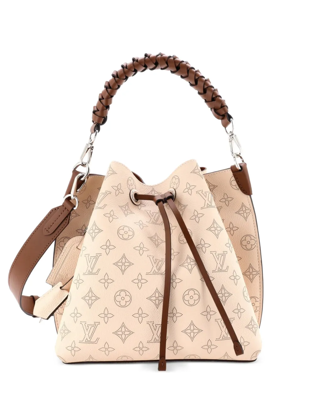 Louis Vuitton Pre-Owned Muria Mahina Leather bucket bag - Toni neutri