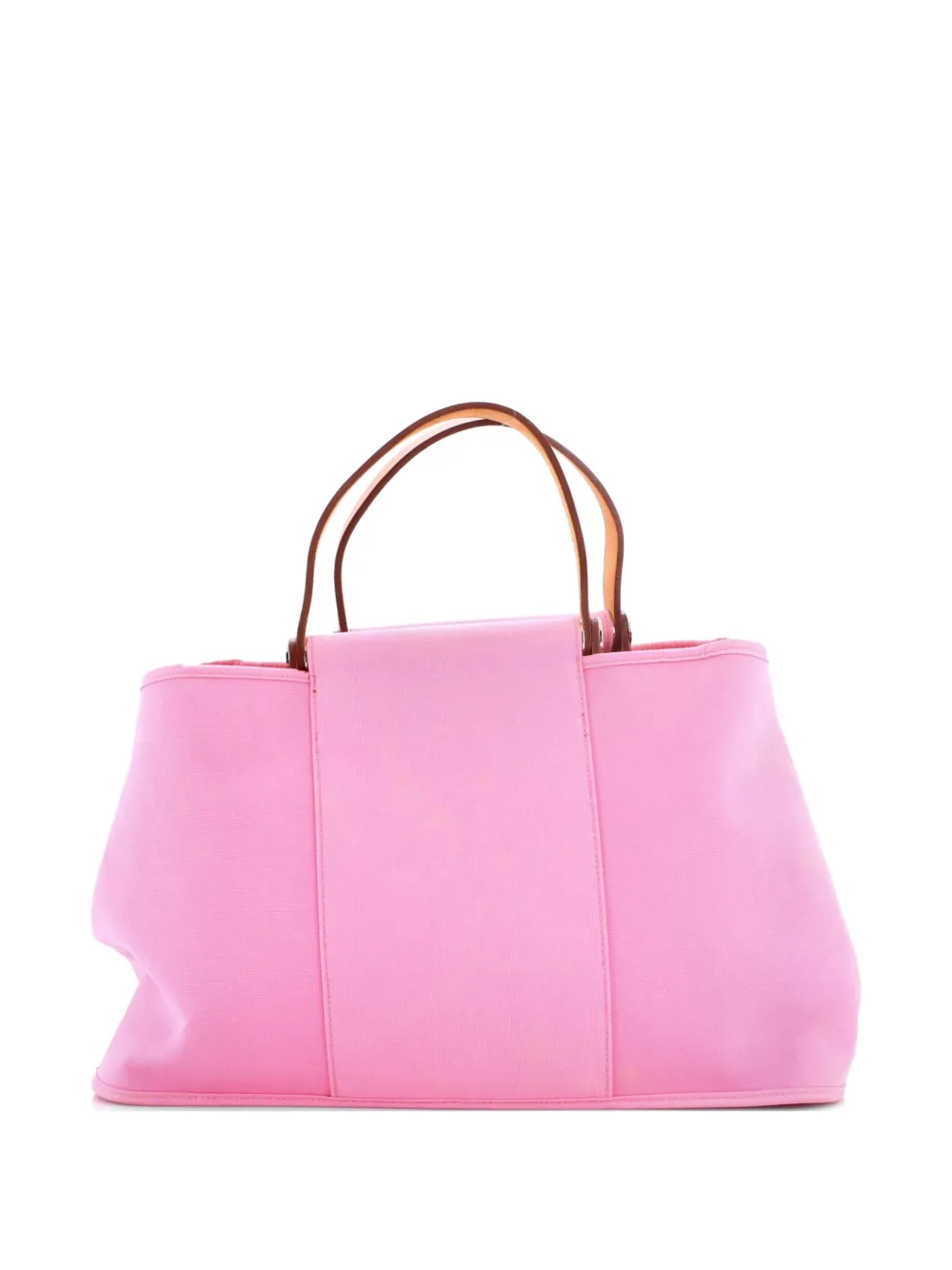 Hermès Pre-Owned Cabag Elan Toile and Leather 39 tote bag - Rosa