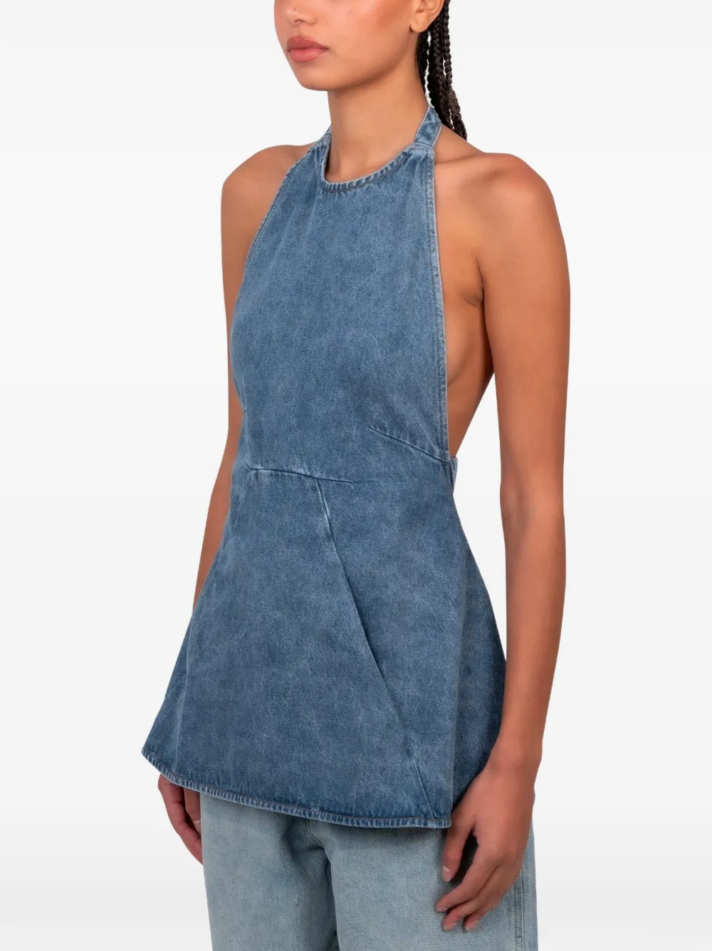 Gimaguas Lily top met halternek Blauw
