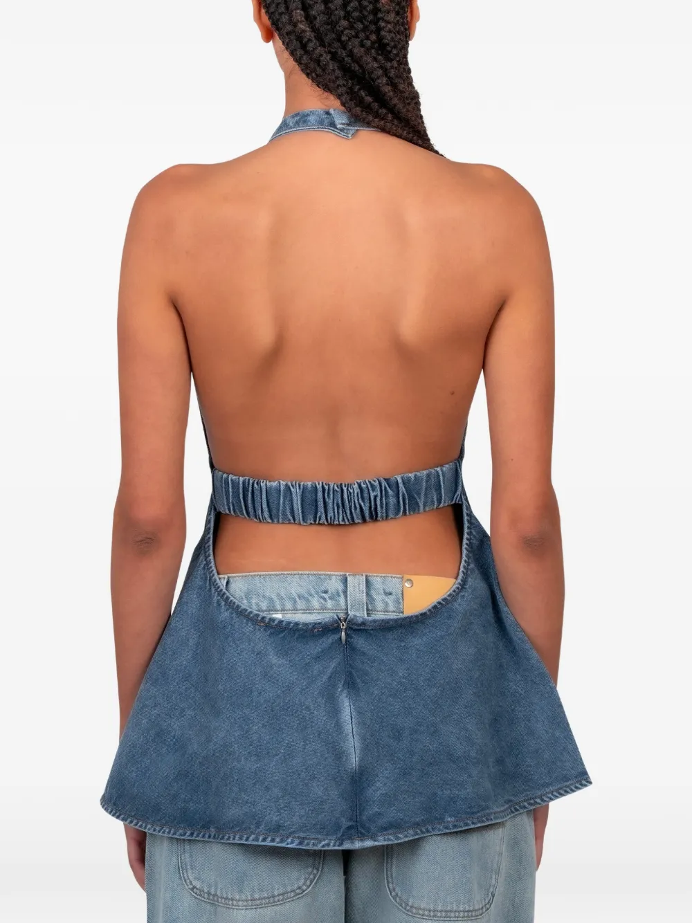 Gimaguas Lily top met halternek Blauw