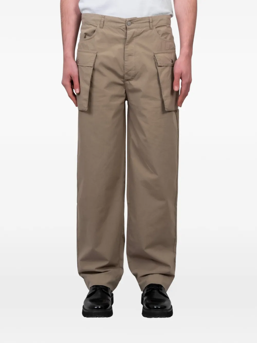 Gimaguas button cargo pants - Toni neutri