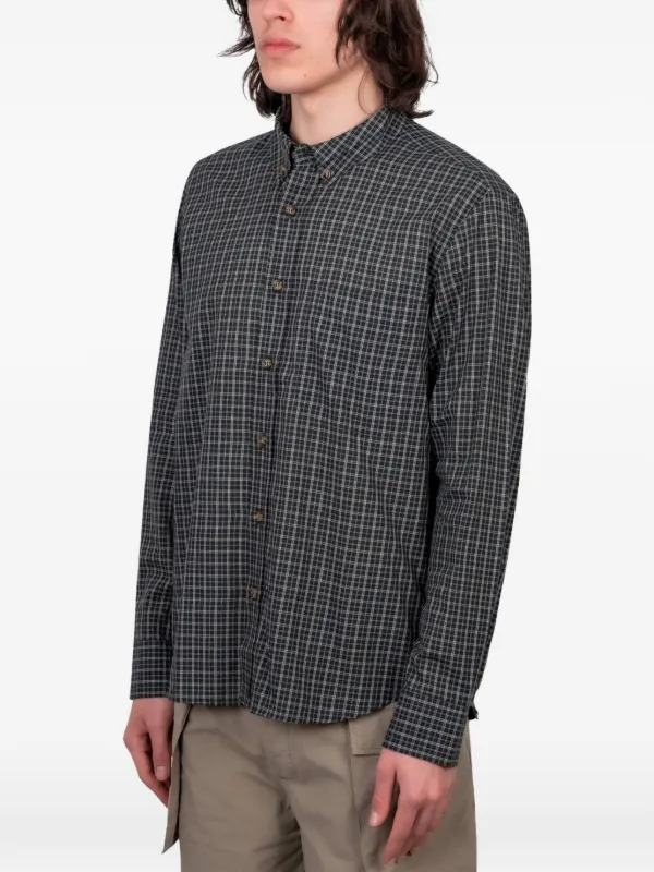 Gimaguas Jeremy check-pattern button-down Shirt | Green | FARFETCH UZ