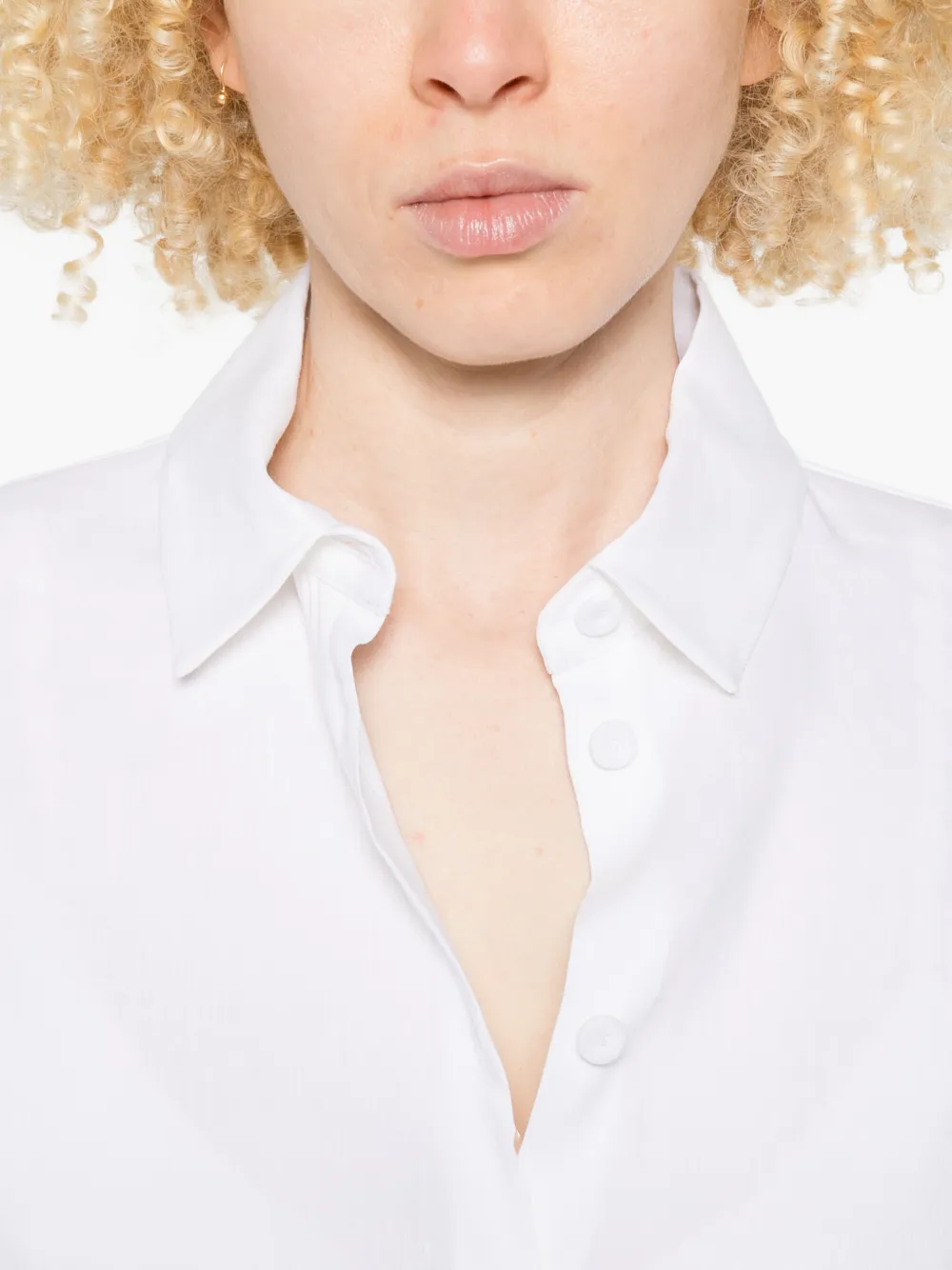 Max Mara Badesse blouse met lange mouwen Wit