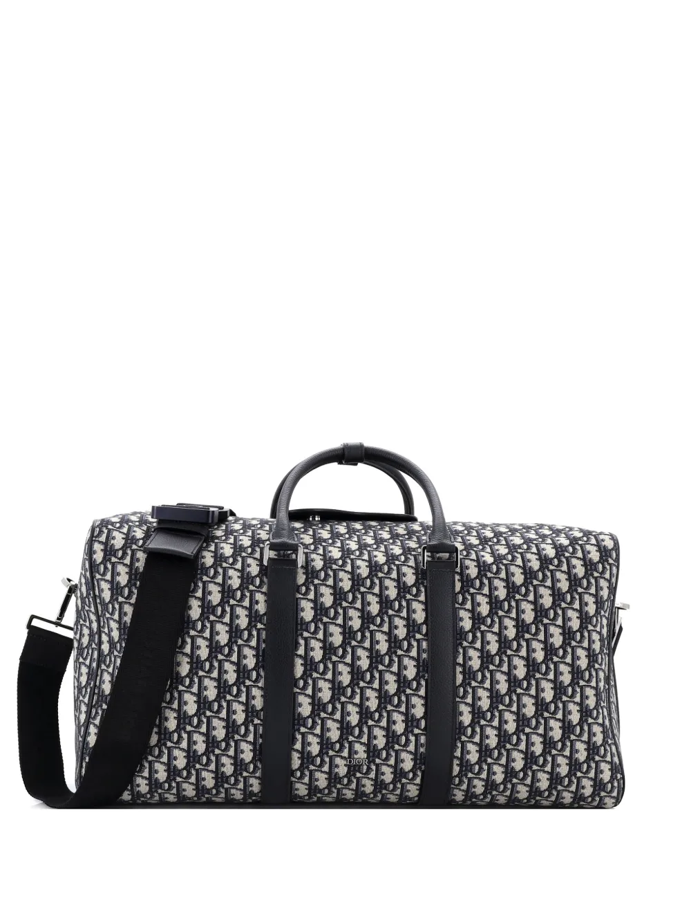 Christian Dior Pre-Owned Lingot Duffle Bag Oblique Jacquard 50 travel bag - Blue