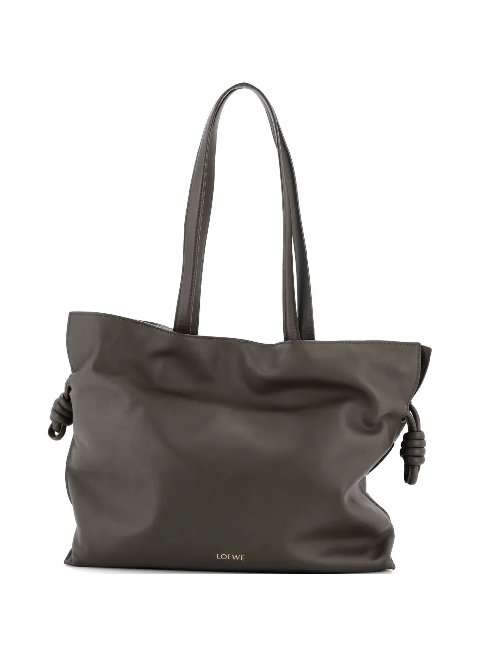 Loewe Pre-Owned Flamenco Knot Bag Leather Large tote bag - Verde