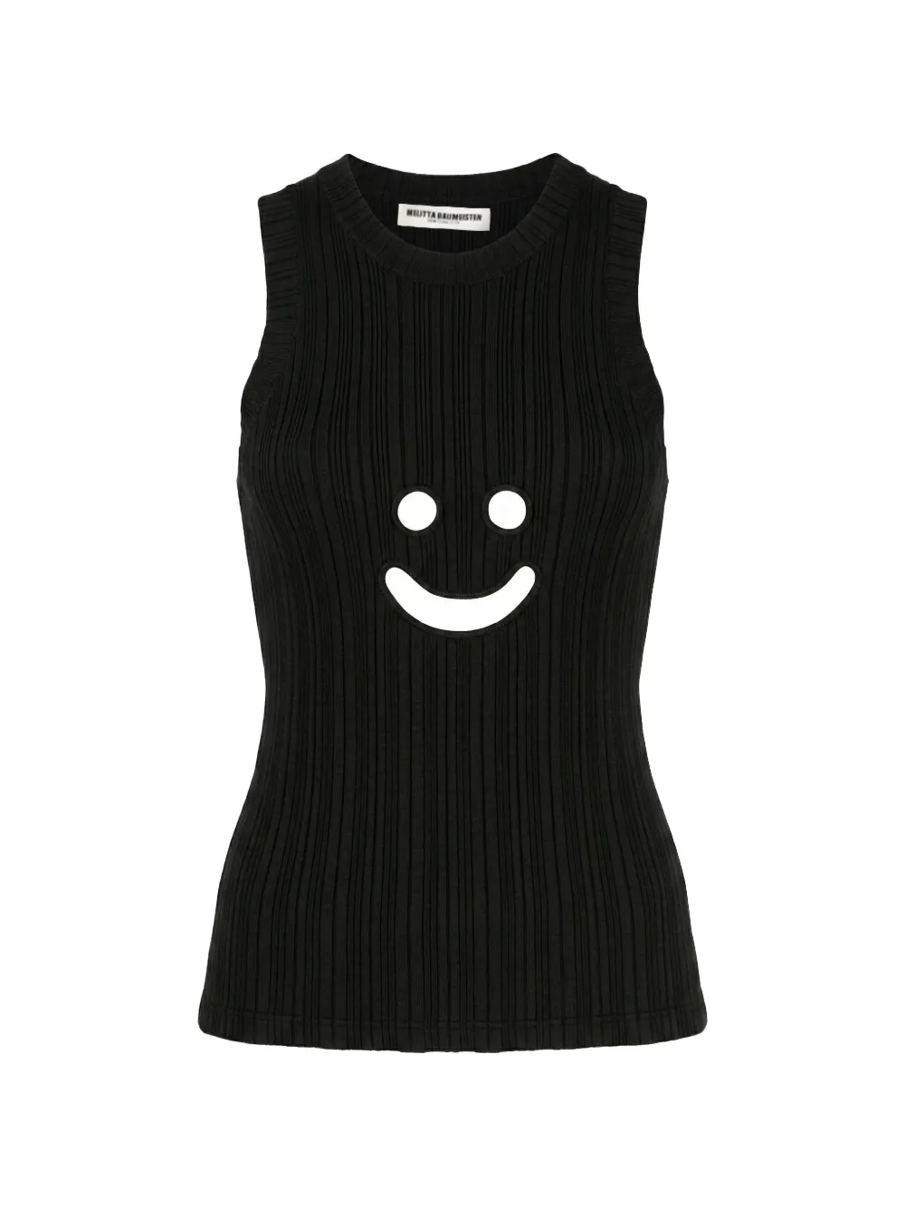 Melitta Baumeister Smiley tank top - Nero
