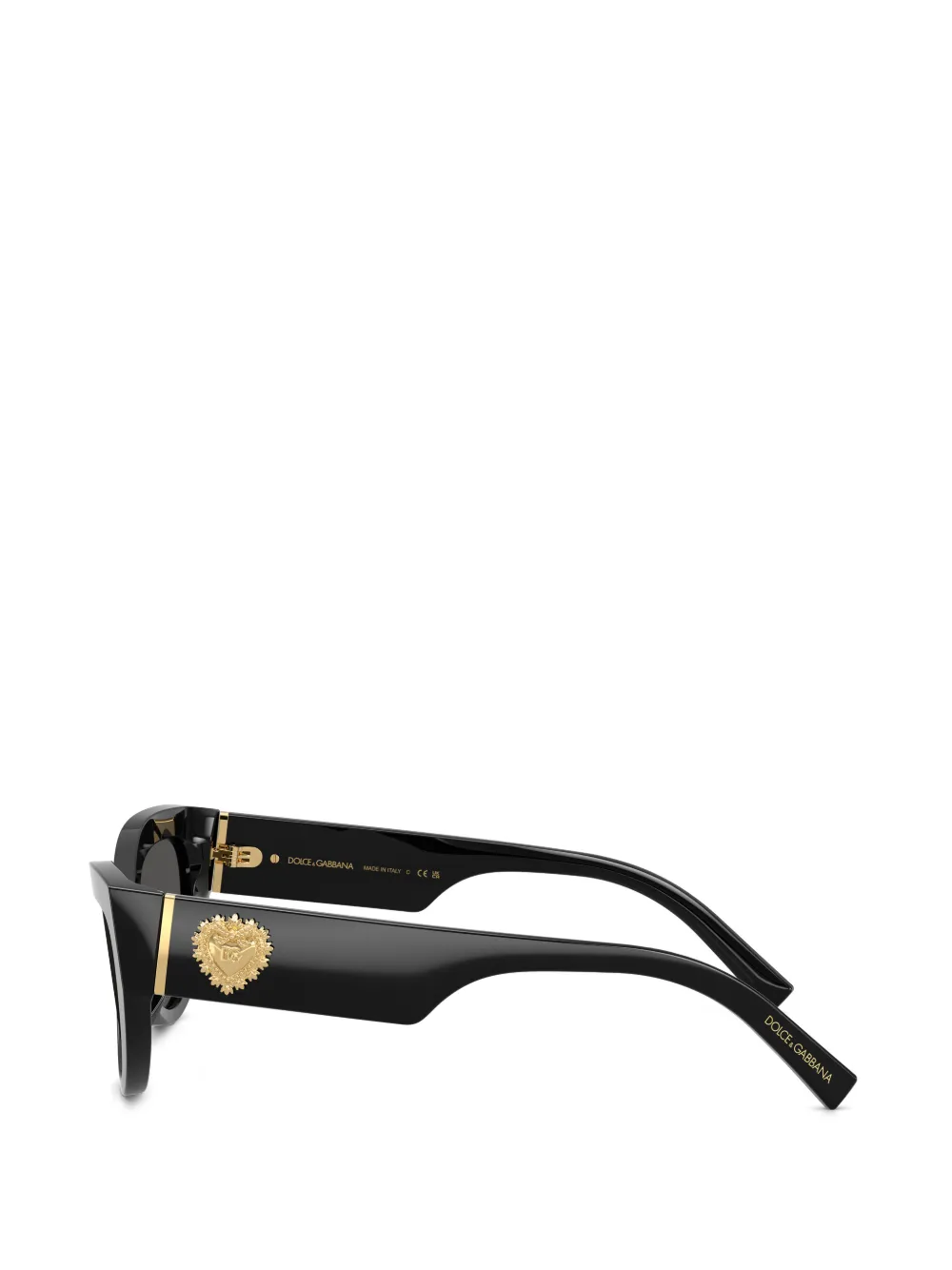 Dolce & Gabbana Eyewear Zonnebril met cat-eye montuur Zwart