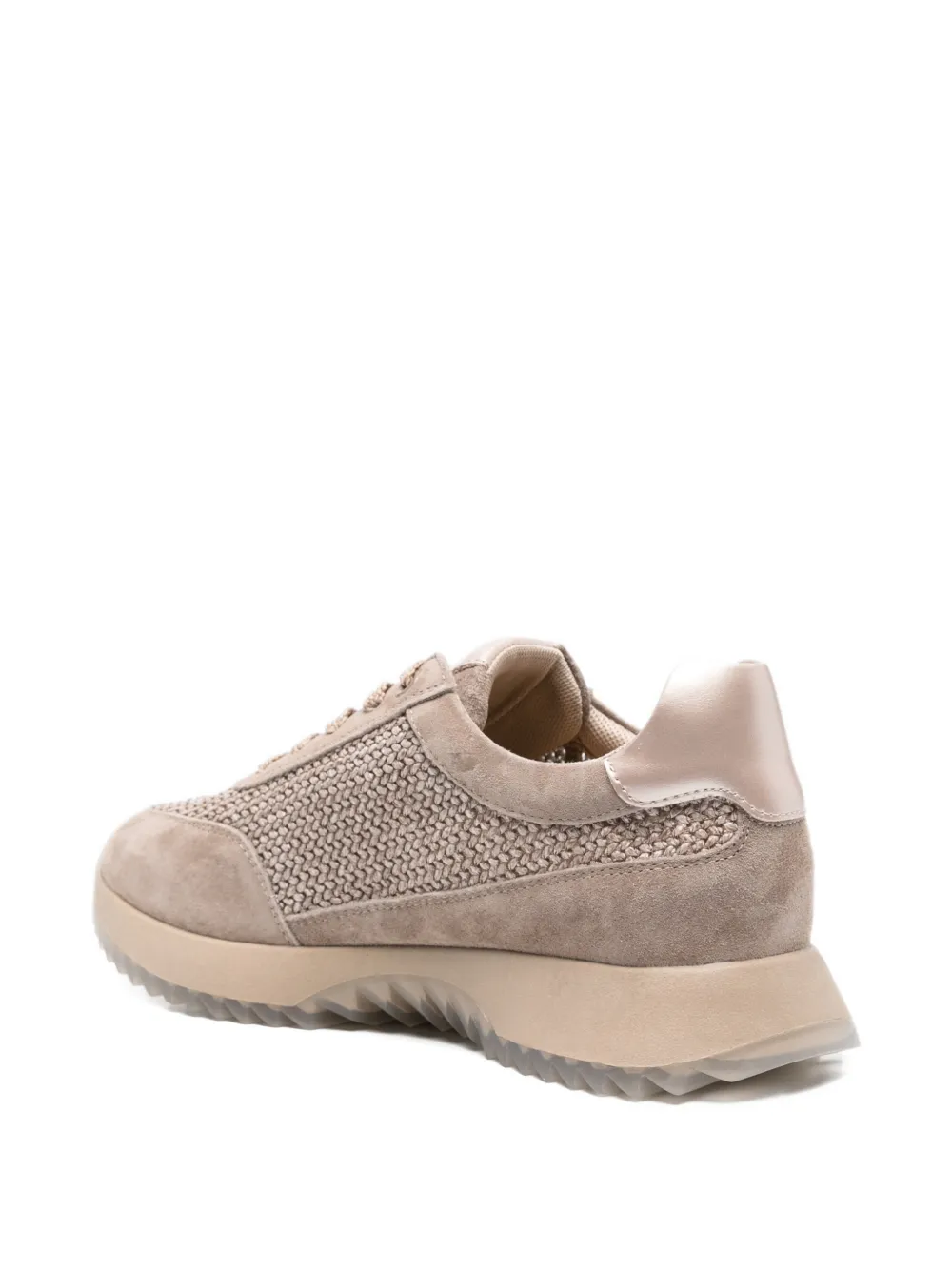 SERGIO MORETTI FIRENZE Sneakers met ronde neus Beige
