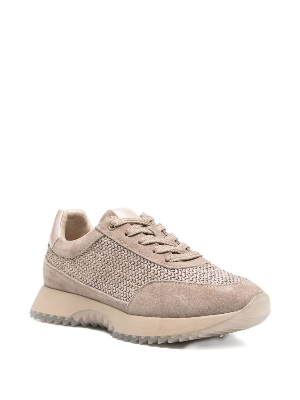 SERGIO MORETTI FIRENZE Sneakers met ronde neus Beige