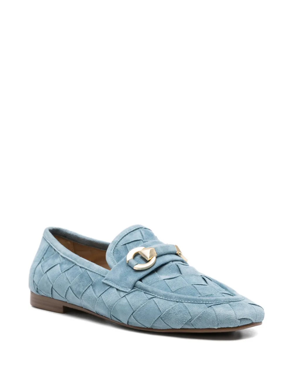 SERGIO MORETTI FIRENZE Geweven loafers met horsebit Blauw