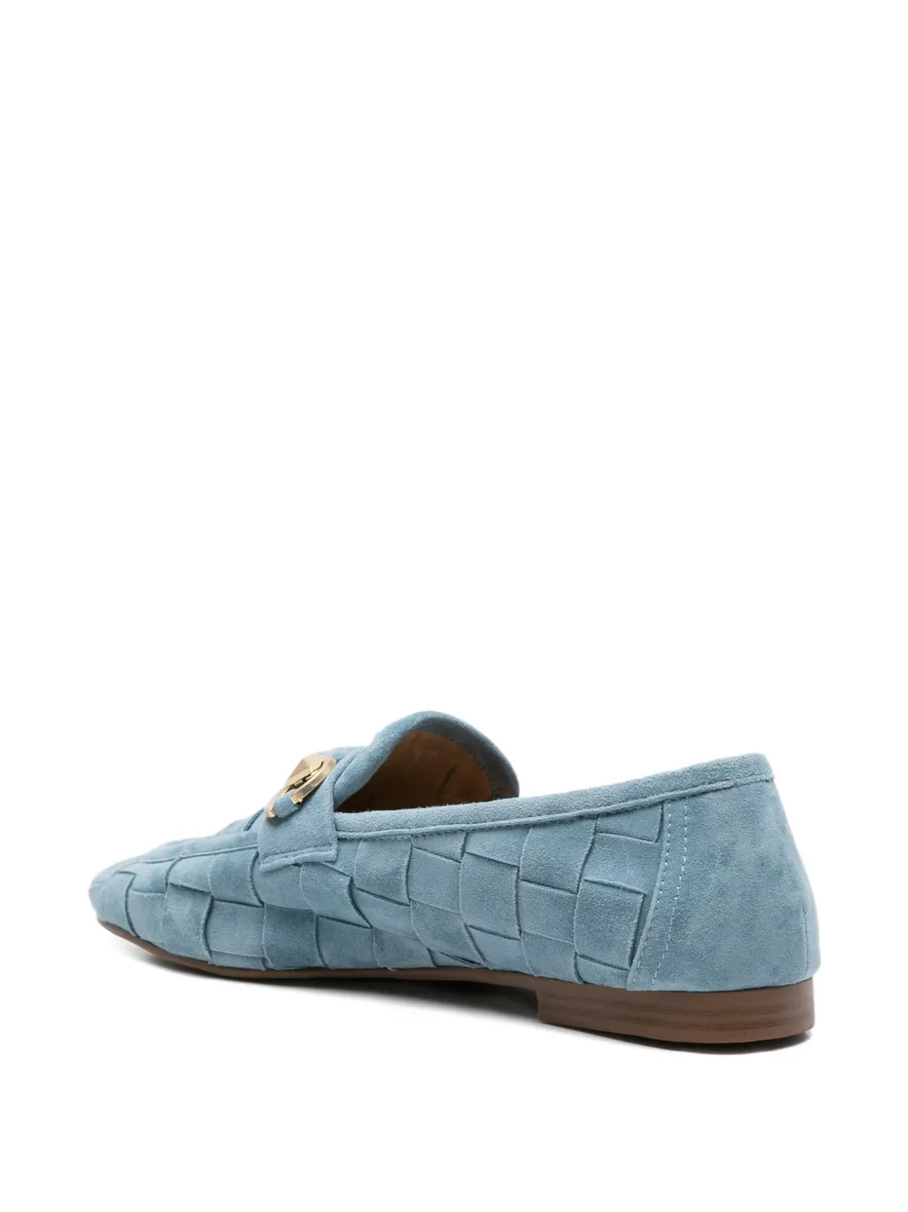 SERGIO MORETTI FIRENZE Geweven loafers met horsebit Blauw