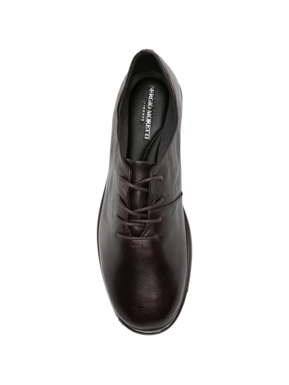 SERGIO MORETTI FIRENZE Leren Oxford veterschoenen Bruin