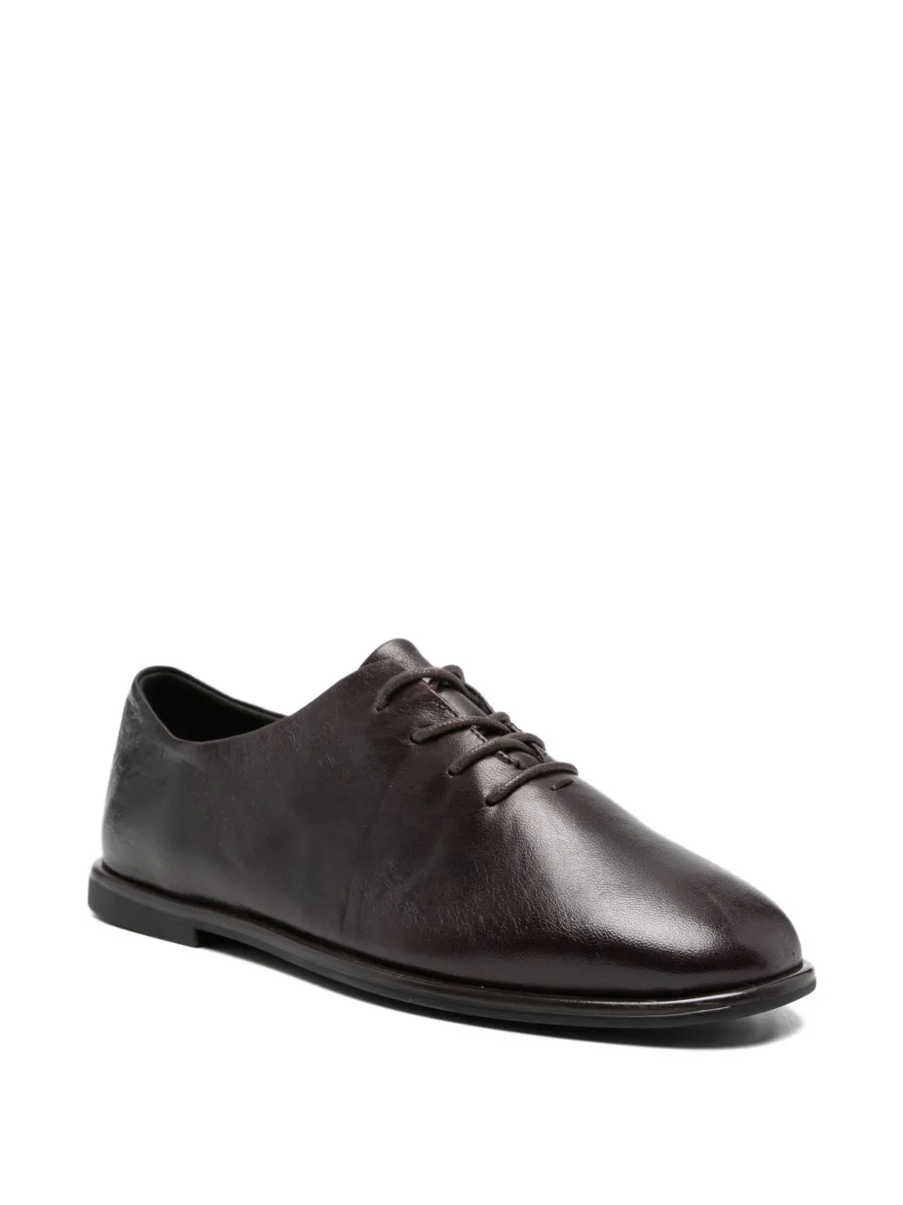 SERGIO MORETTI FIRENZE Leren Oxford veterschoenen Bruin