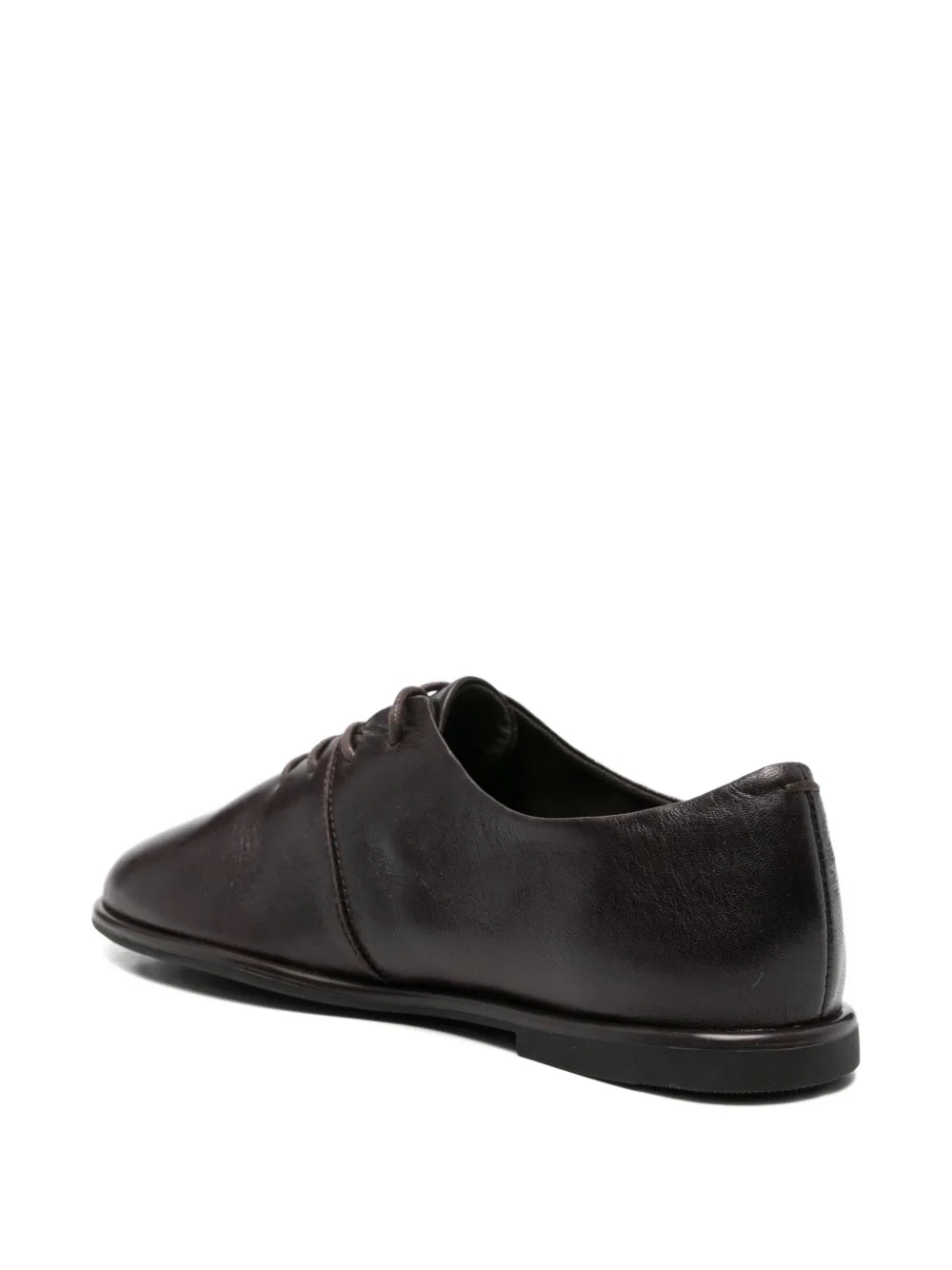 SERGIO MORETTI FIRENZE Leren Oxford veterschoenen Bruin
