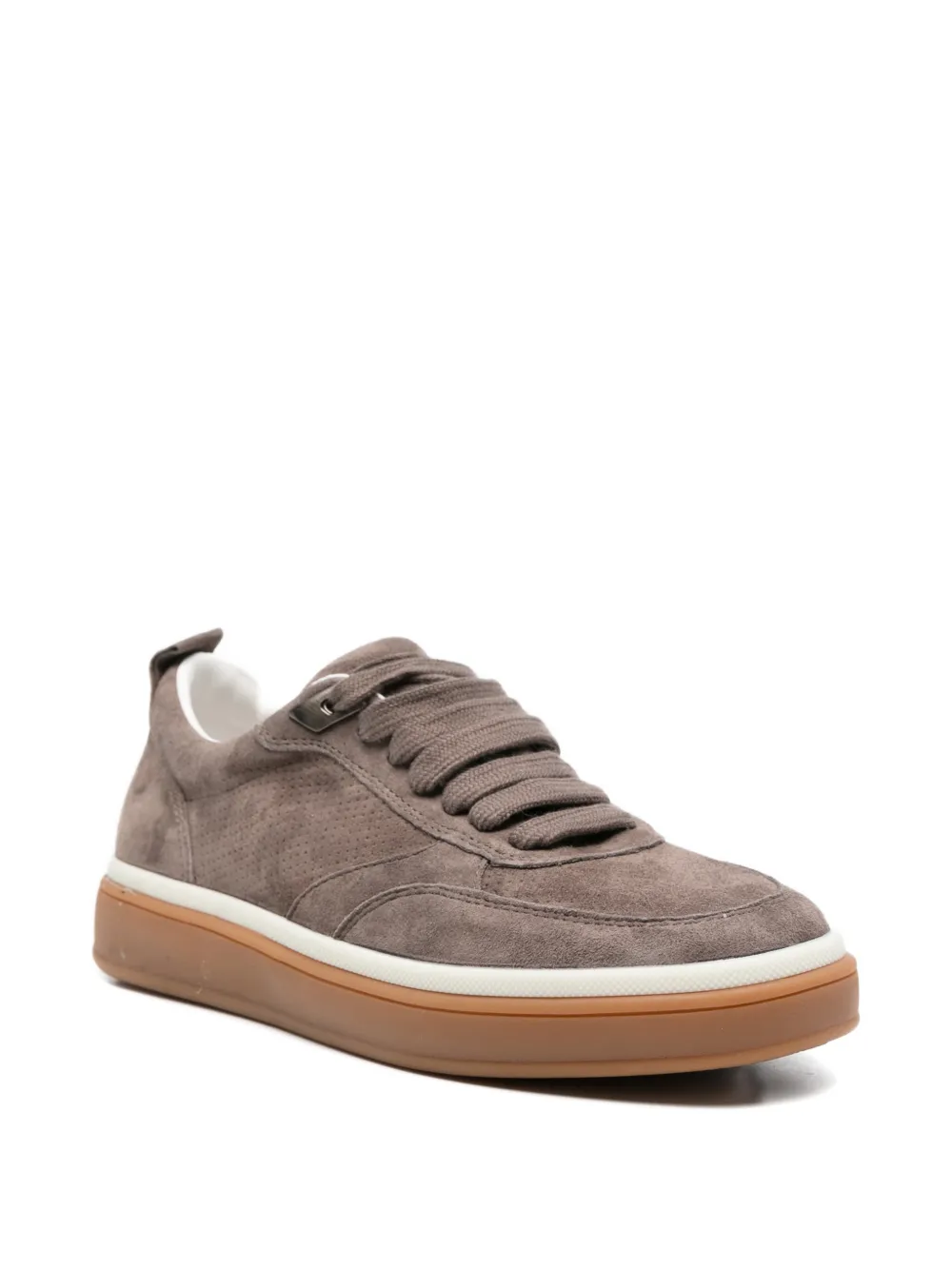 SERGIO MORETTI FIRENZE Suède sneakers Grijs