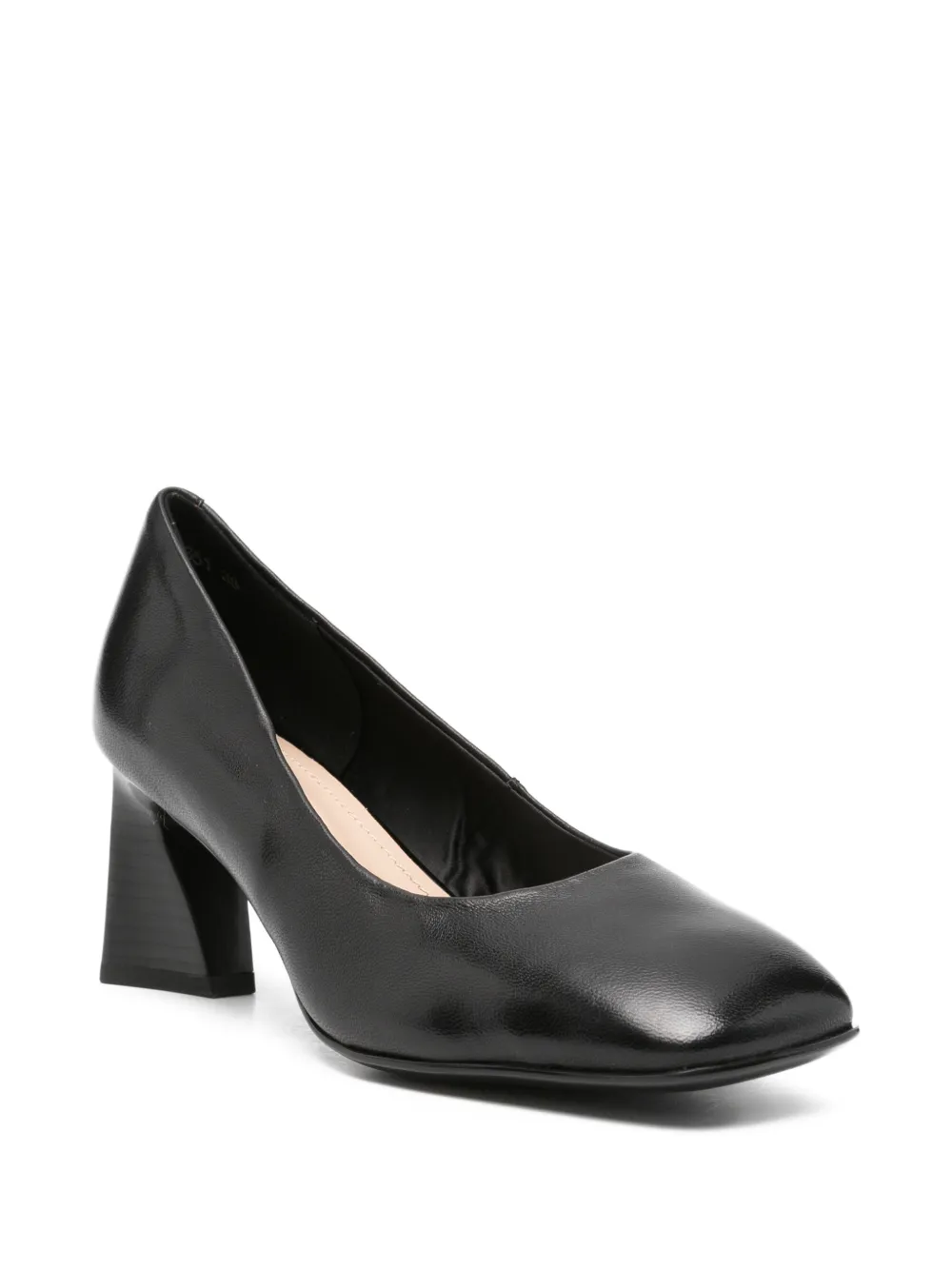 SERGIO MORETTI FIRENZE Pumps met vierkante neus Zwart