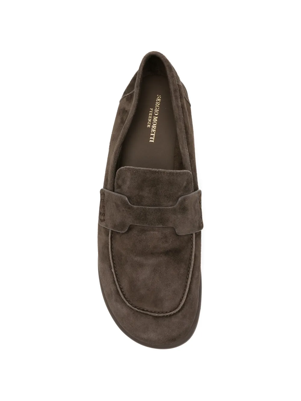 SERGIO MORETTI FIRENZE Suède loafers Bruin