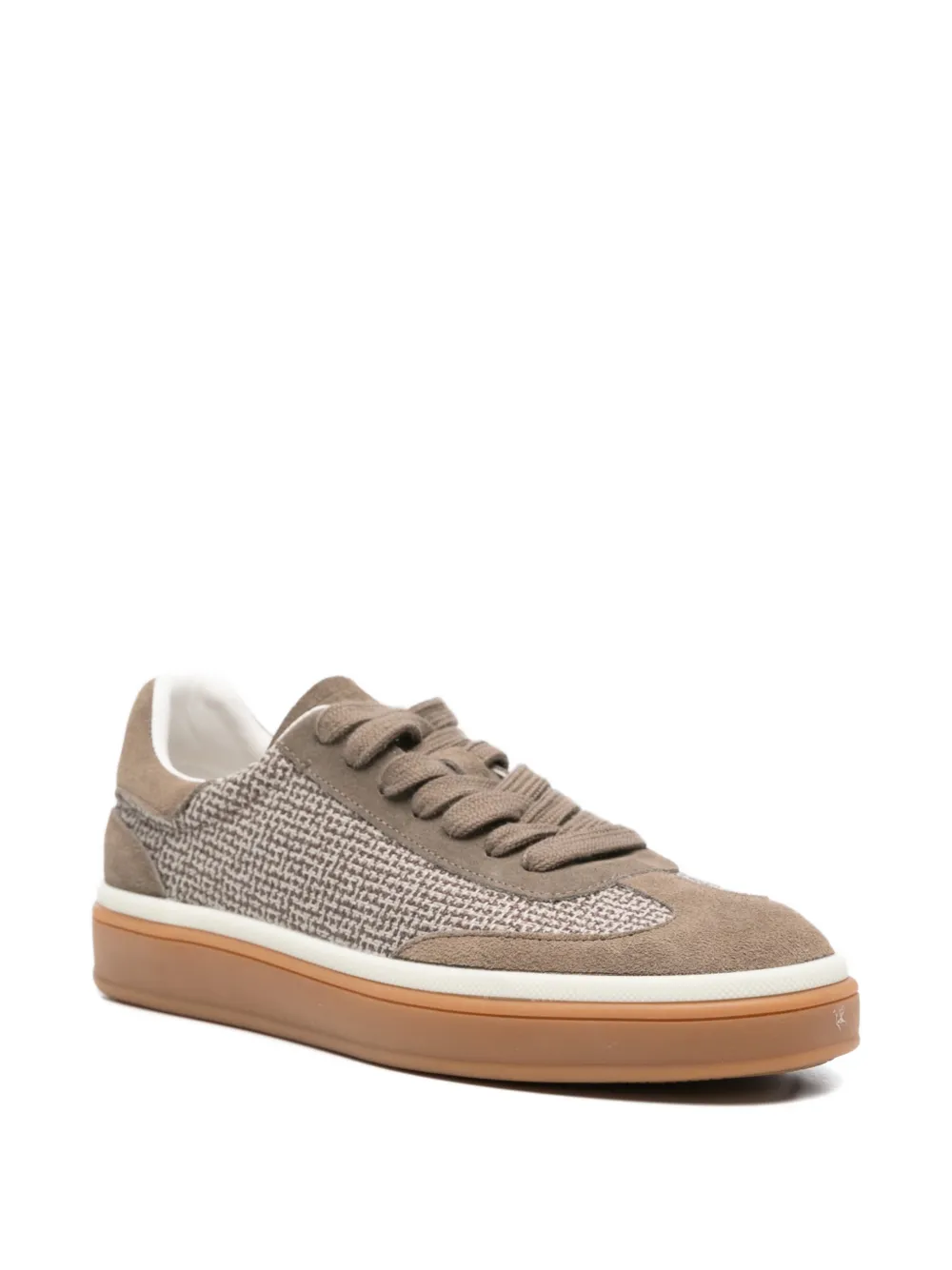 SERGIO MORETTI FIRENZE Sneakers met vlakken Bruin