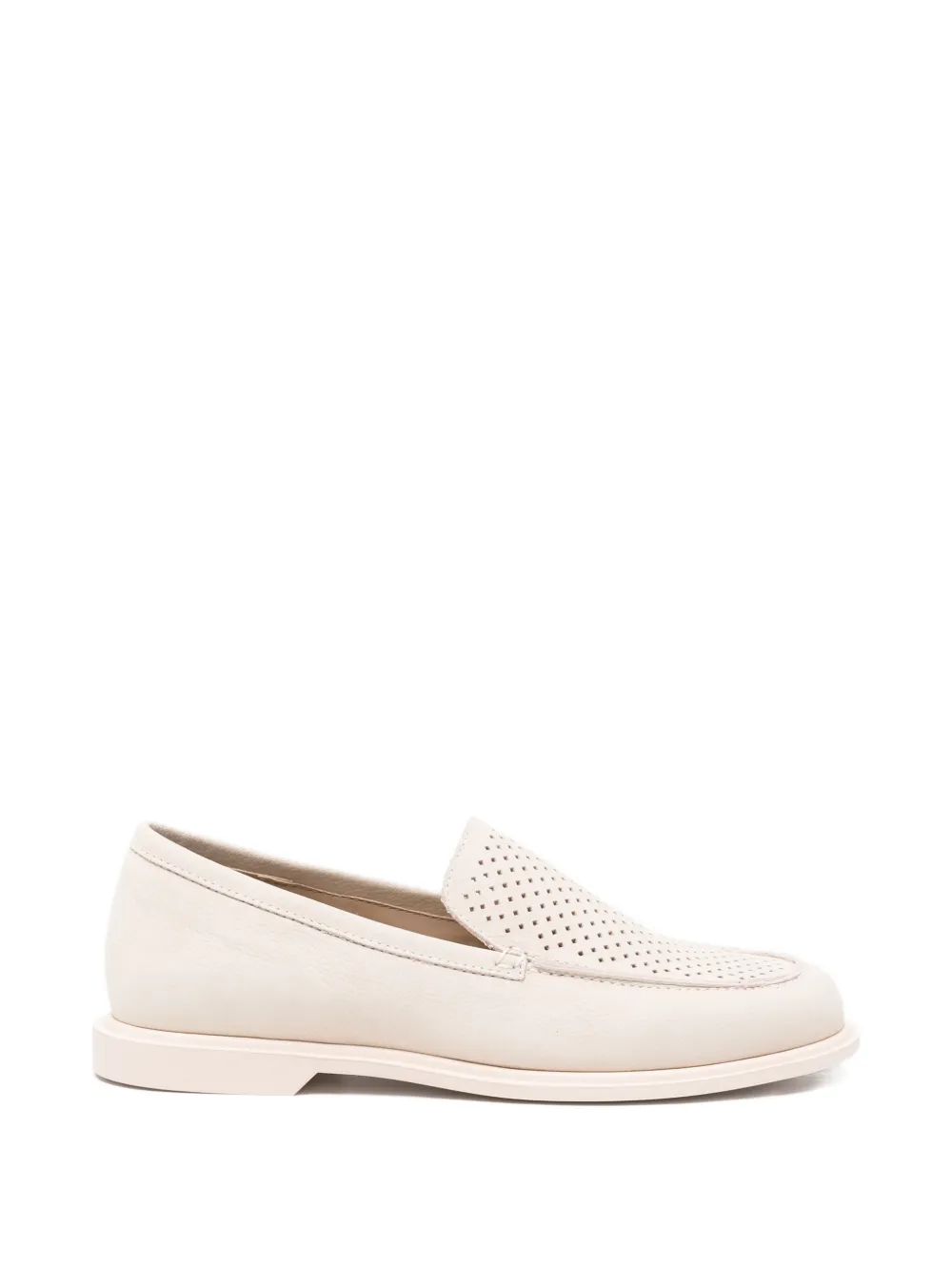 SERGIO MORETTI FIRENZE Loafers met uitgesneden details Beige