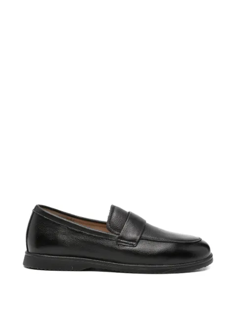 SERGIO MORETTI FIRENZE grained leather loafers