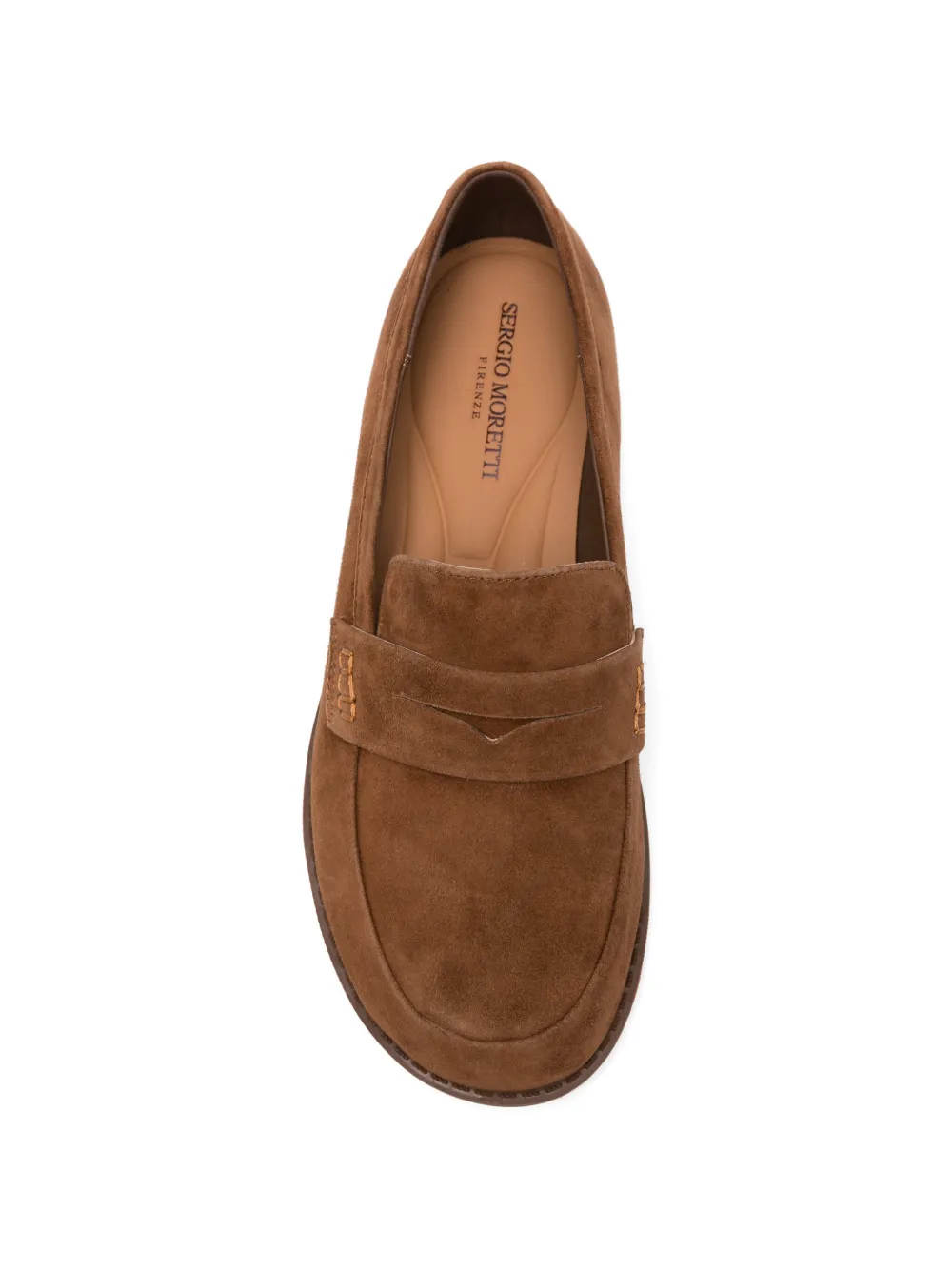 SERGIO MORETTI FIRENZE Suède loafers Bruin