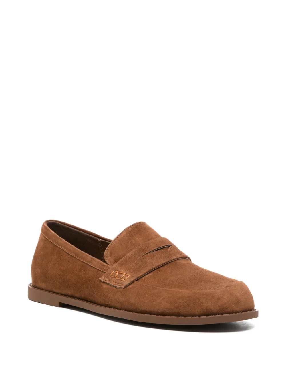 SERGIO MORETTI FIRENZE Suède loafers Bruin