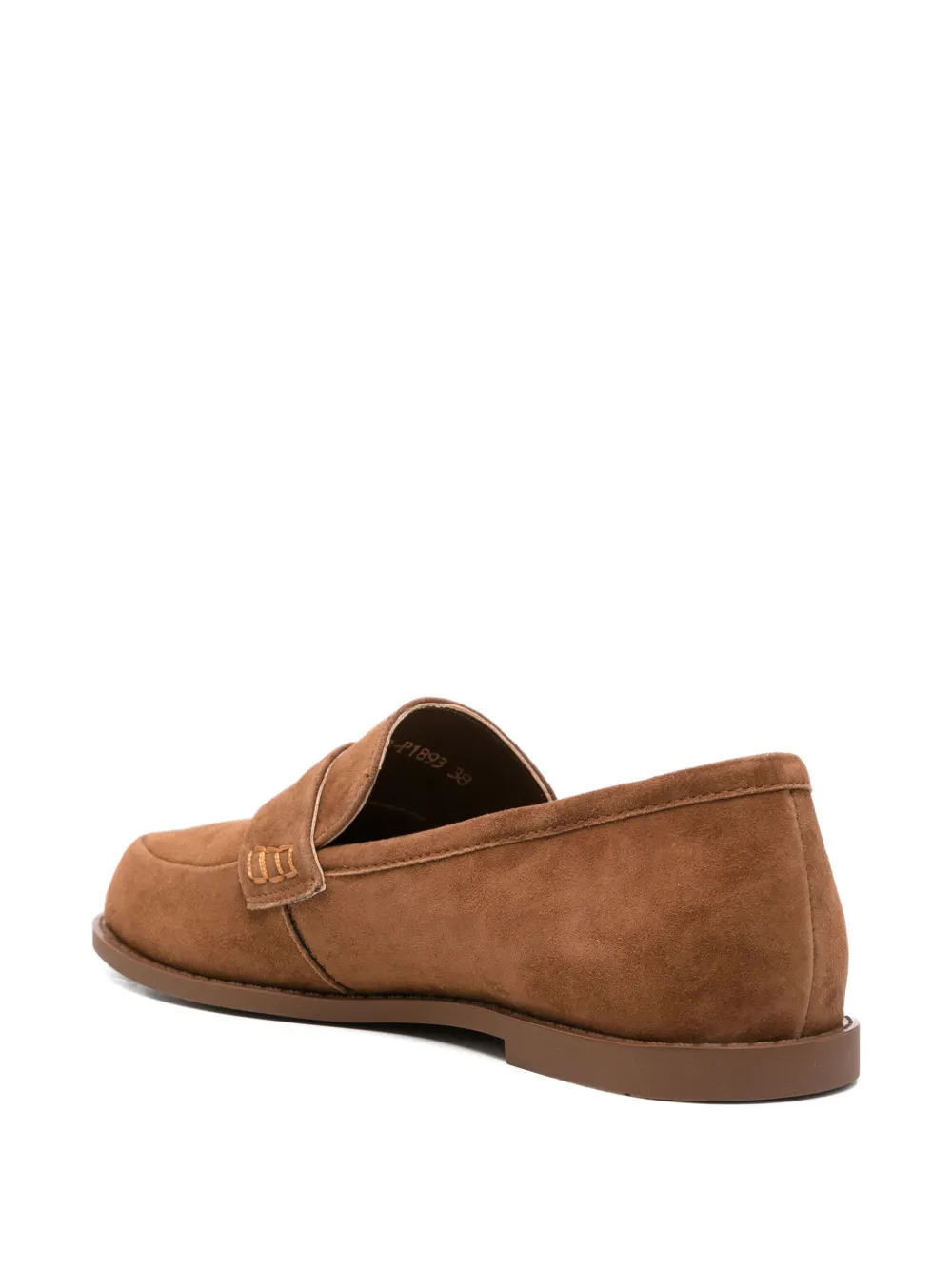 SERGIO MORETTI FIRENZE Suède loafers Bruin