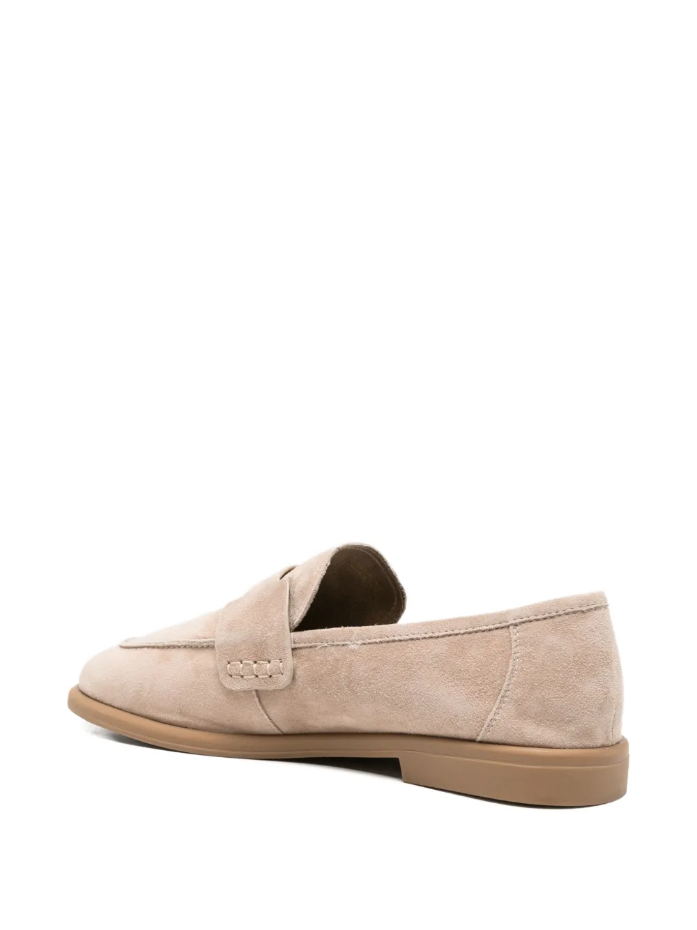 SERGIO MORETTI FIRENZE Suède loafers Beige