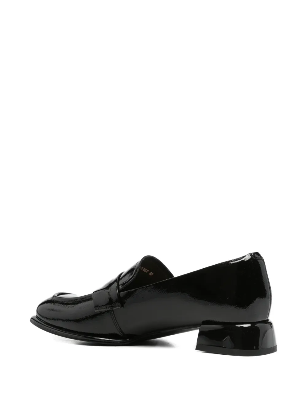 SERGIO MORETTI FIRENZE Leren loafers Zwart