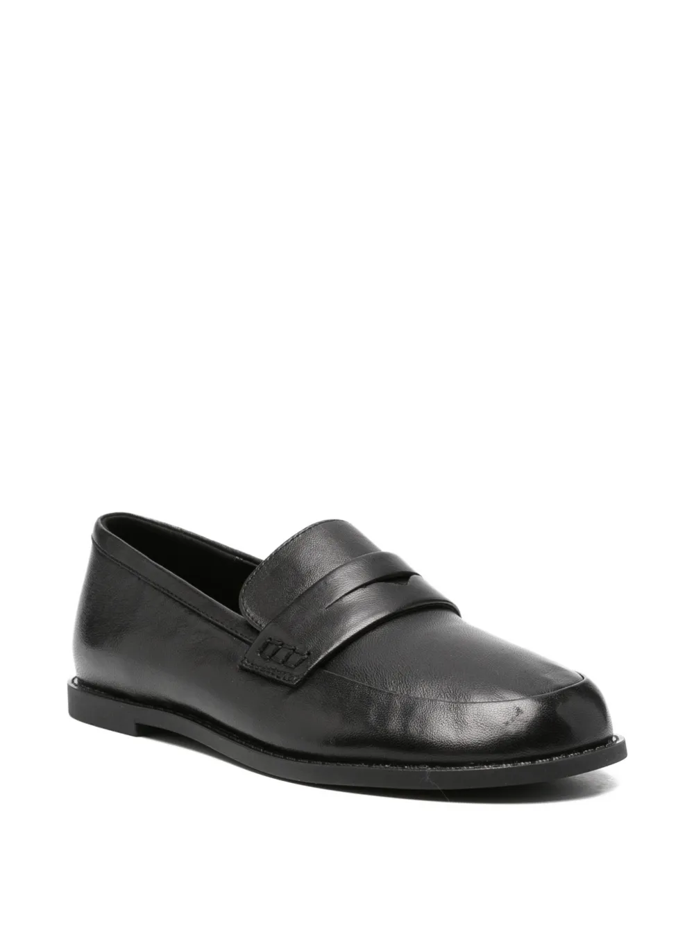 SERGIO MORETTI FIRENZE penny loafers Zwart
