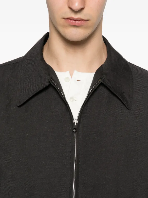 LEMAIRE Zip Shirt | Blue | FARFETCH IL