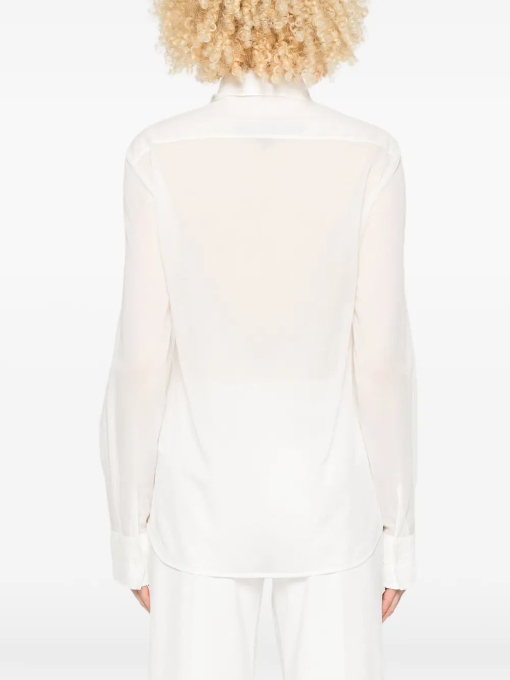 Ermanno Scervino Shirt met kanten detail Wit