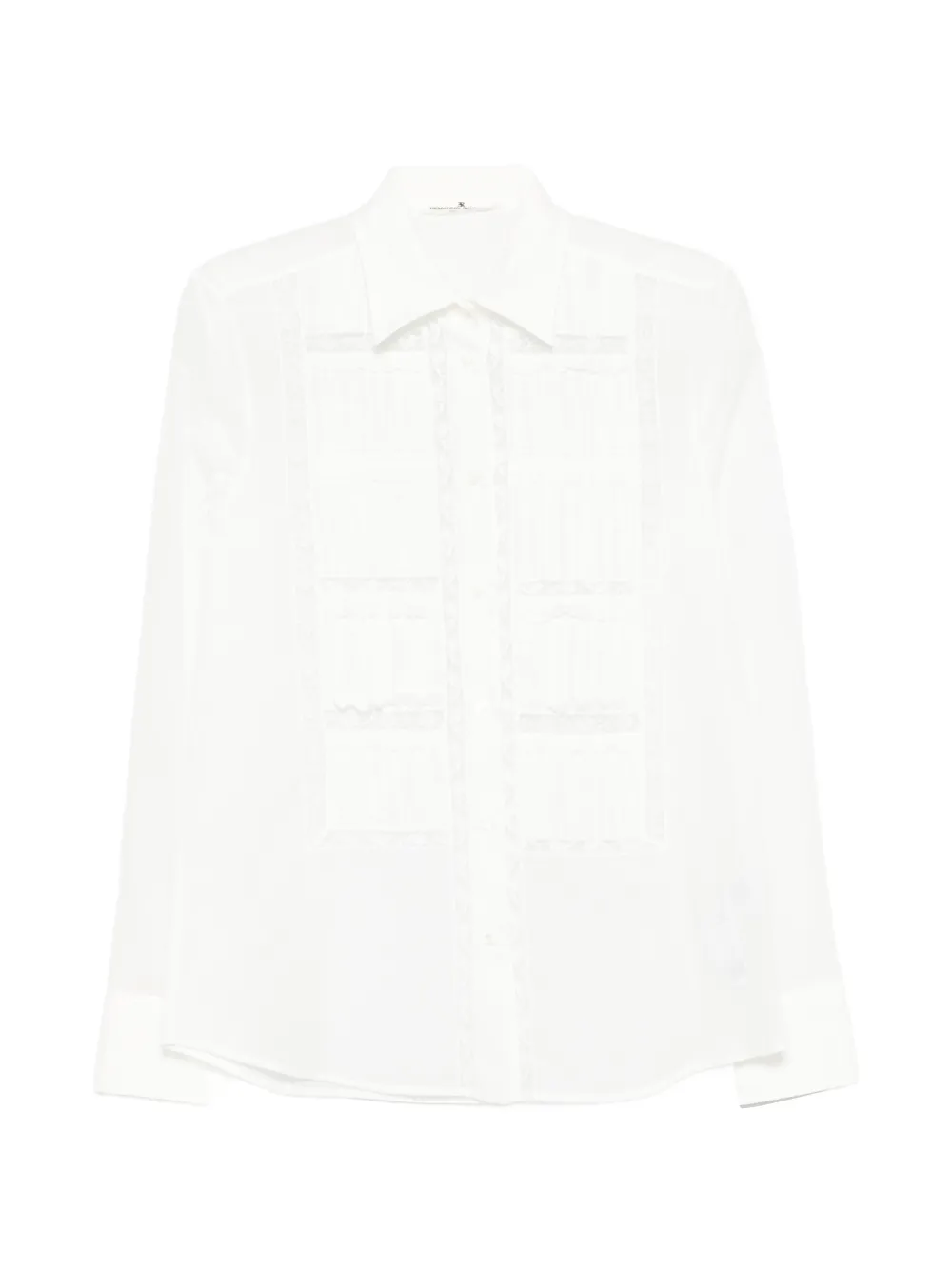 Ermanno Scervino lace-detail shirt - Weiß