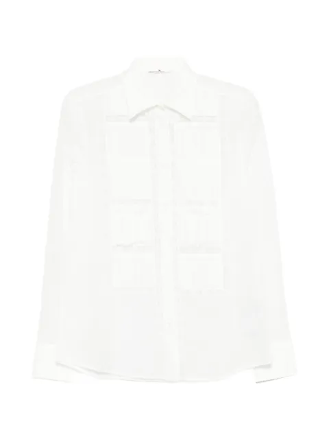 Ermanno Scervino lace-detail shirt